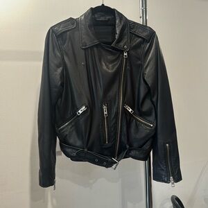 All Saints Balfern Leather Biker Jacket